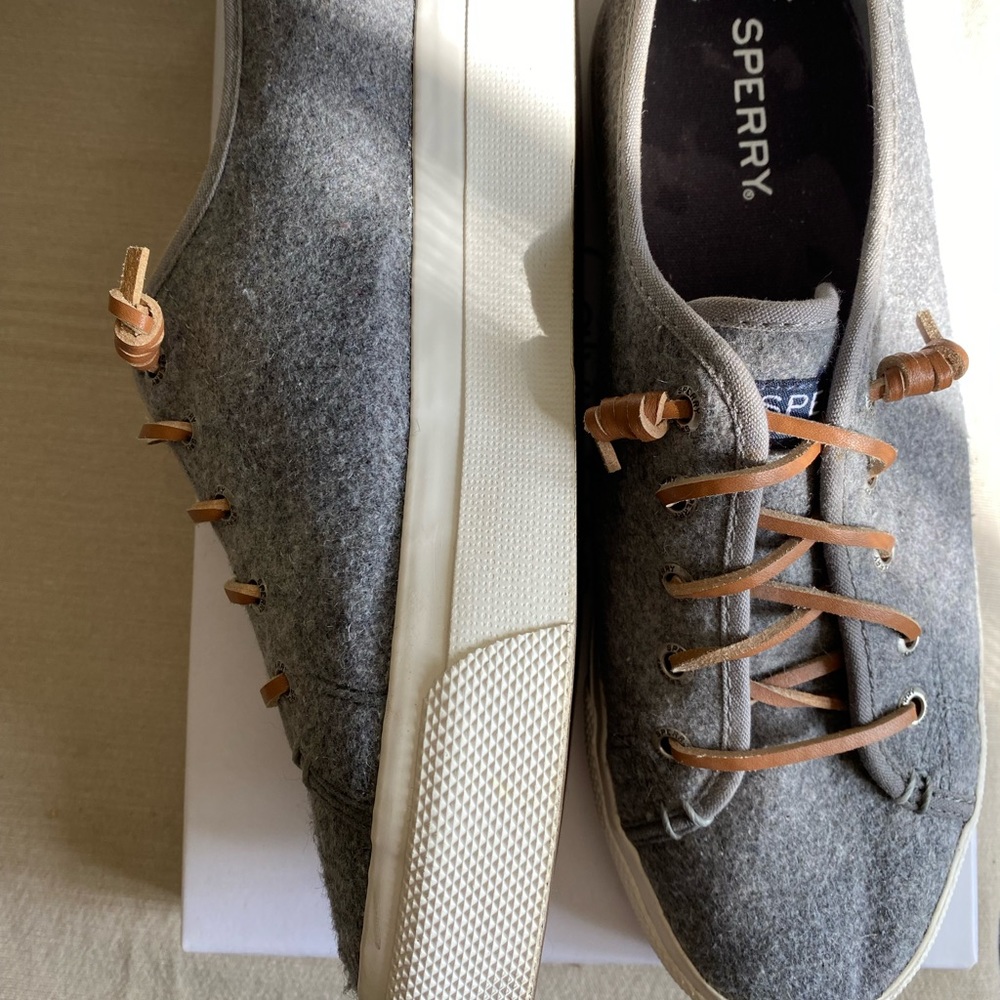 Sperry platform slip on sneaker